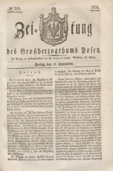 Zeitung des Großherzogthums Posen. 1834, № 219 (19 September)