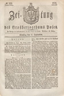 Zeitung des Großherzogthums Posen. 1834, № 222 (23 September)