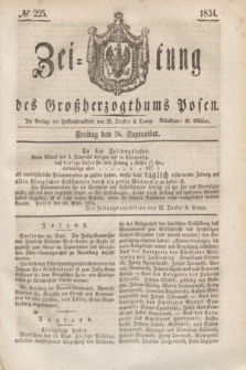 Zeitung des Großherzogthums Posen. 1834, № 225 (26 September)