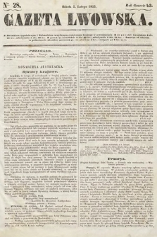 Gazeta Lwowska. 1853, nr 28