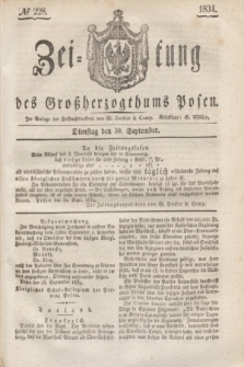 Zeitung des Großherzogthums Posen. 1834, № 228 (30 September)