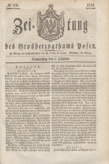 Zeitung des Großherzogthums Posen. 1834, № 230 (2 Oktober)