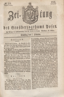 Zeitung des Großherzogthums Posen. 1834, № 234 (7 Oktober)