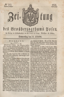 Zeitung des Großherzogthums Posen. 1834, № 242 (16 Oktober)