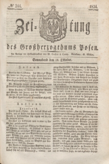 Zeitung des Großherzogthums Posen. 1834, № 244 (18 Oktober)