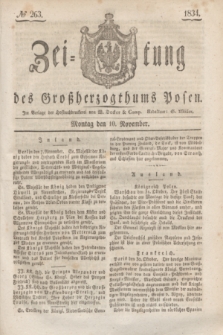 Zeitung des Großherzogthums Posen. 1834, № 263 (10 November)