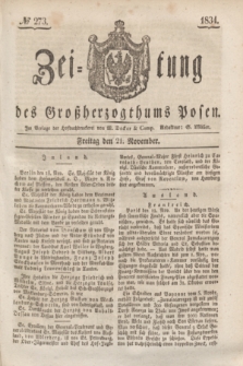 Zeitung des Großherzogthums Posen. 1834, № 273 (21 November)