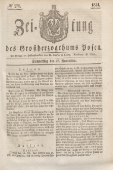 Zeitung des Großherzogthums Posen. 1834, № 278 (27 November)
