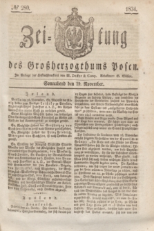Zeitung des Großherzogthums Posen. 1834, № 280 (29 November)