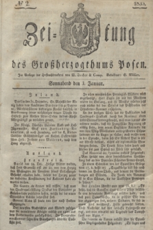 Zeitung des Großherzogthums Posen. 1835, № 2 (3 Januar)