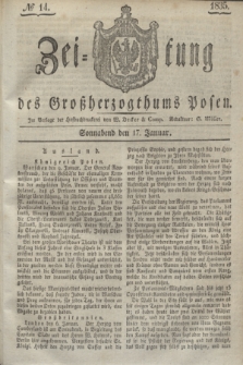 Zeitung des Großherzogthums Posen. 1835, № 14 (17 Januar)