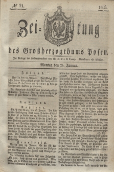 Zeitung des Großherzogthums Posen. 1835, № 21 (26 Januar)