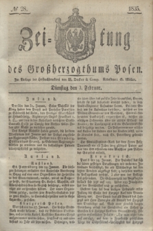 Zeitung des Großherzogthums Posen. 1835, № 28 (3 Februar)