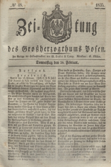 Zeitung des Großherzogthums Posen. 1835, № 48 (26 Februar)