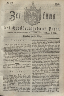 Zeitung des Großherzogthums Posen. 1835, № 52 (3 März)