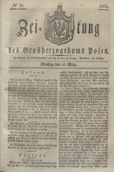 Zeitung des Großherzogthums Posen. 1835, № 58 (10 März)