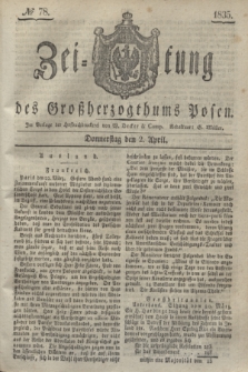 Zeitung des Großherzogthums Posen. 1835, № 78 (2 April)