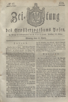 Zeitung des Großherzogthums Posen. 1835, № 87 (13 April)