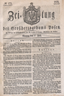 Zeitung des Großherzogthums Posen. 1835, № 172 (27 Juli)