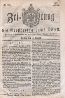 Zeitung des Großherzogthums Posen. 1835, № 188 (14 August)