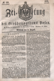Zeitung des Großherzogthums Posen. 1835, № 198 (26 August)