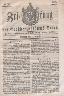 Zeitung des Großherzogthums Posen. 1835, № 202 (31 August)