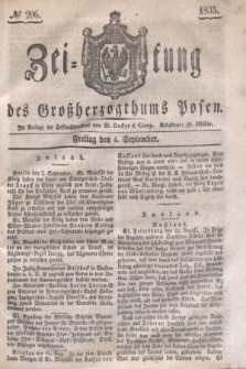 Zeitung des Großherzogthums Posen. 1835, № 206 (4 September)