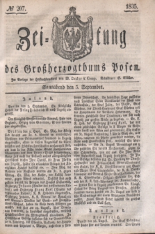 Zeitung des Großherzogthums Posen. 1835, № 207 (5 september)