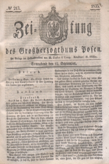 Zeitung des Großherzogthums Posen. 1835, № 213 (12 September)