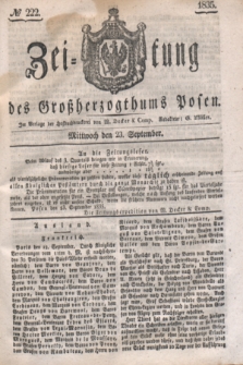 Zeitung des Großherzogthums Posen. 1835, № 222 (23 September)