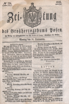 Zeitung des Großherzogthums Posen. 1835, № 226 (28 September)