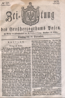 Zeitung des Großherzogthums Posen. 1835, № 227 (29 September)