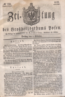 Zeitung des Großherzogthums Posen. 1835, № 230 (2 Oktober)