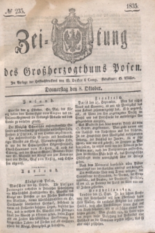 Zeitung des Großherzogthums Posen. 1835, № 235 (8 Oktober)