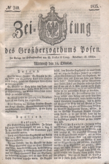 Zeitung des Großherzogthums Posen. 1835, № 240 (14 Oktober)