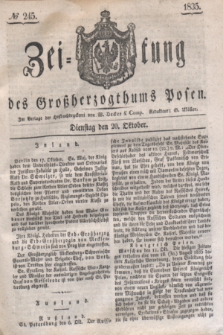 Zeitung des Großherzogthums Posen. 1835, № 245 (20 Oktober)