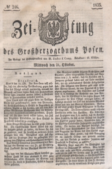 Zeitung des Großherzogthums Posen. 1835, № 246 (21 Oktober)