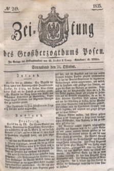 Zeitung des Großherzogthums Posen. 1835, № 249 (24 Oktober)