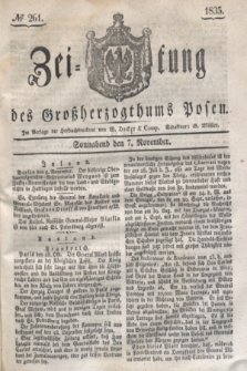 Zeitung des Großherzogthums Posen. 1835, № 261 (7 November)