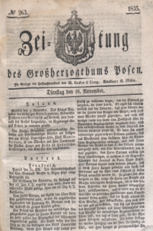 Zeitung des Großherzogthums Posen. 1835, № 263 (10 November)