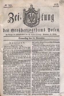 Zeitung des Großherzogthums Posen. 1835, № 265 (12 November)