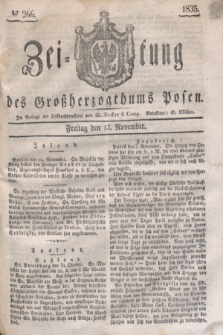 Zeitung des Großherzogthums Posen. 1835, № 266 (13 November)