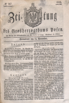 Zeitung des Großherzogthums Posen. 1835, № 267 (14 November)