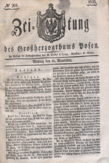 Zeitung des Großherzogthums Posen. 1835, № 268 (16 November)