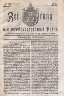 Zeitung des Großherzogthums Posen. 1835, № 271 (19 November)