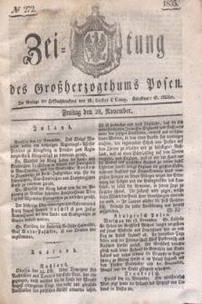 Zeitung des Großherzogthums Posen. 1835, № 272 (20 November)