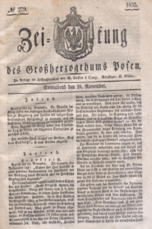 Zeitung des Großherzogthums Posen. 1835, № 279 (28 November)