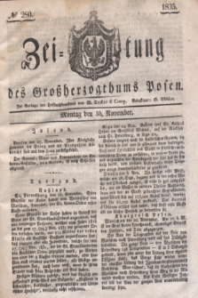 Zeitung des Großherzogthums Posen. 1835, № 280 (30 November)