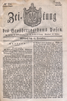 Zeitung des Großherzogthums Posen. 1835, № 294 (16 December)