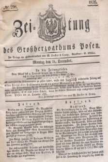 Zeitung des Großherzogthums Posen. 1835, № 298 (21 December)